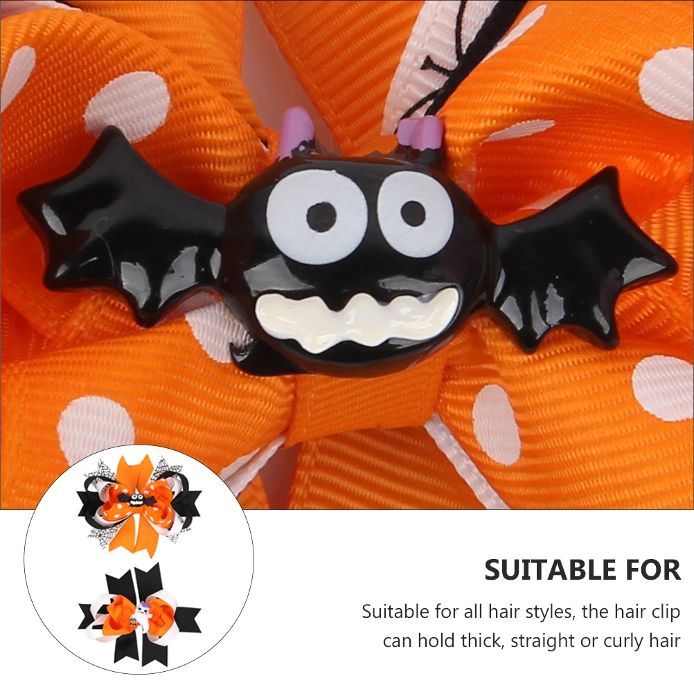 2Pcs Halloween Bat Ghost Hair Clip Hair Bow Hairpin Kids Toddlers Girls Costume Party Accessories Hairpin Bow Barrette
2Pcs Halloween Bat Ghost Hair Clip Hair Bow Hairpin Kids Toddlers Girls Costume Party Accessories Hairpin Bow Barrette