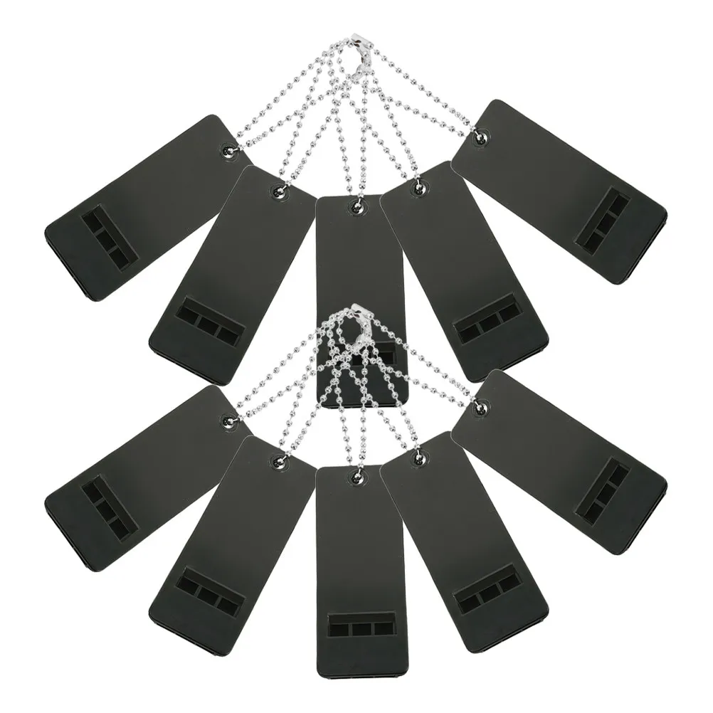 10Pcs Multi-Functional Survival Whistle Lightweight Portable Plastic Emergency Safety Whistle for Wilderness Hiking Boating
10Pcs Multi-Functional Survival Whistle Lightweight Portable Plastic Emergency Safety Whistle for Wilderness Hiking Boating