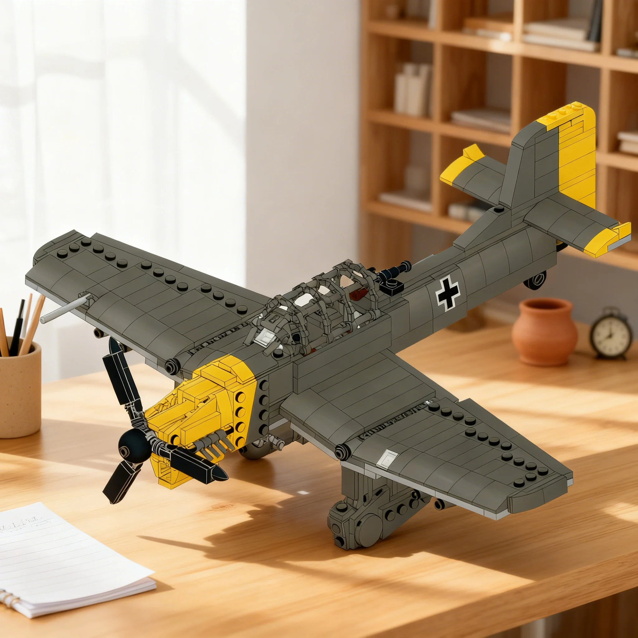 602PCS MOC Creative Model Junkers Ju 87 Stuka Building Block Architecture DIY Assembly Display Home Decor Gift Collectible Ideas
602PCS MOC Creative Model Junkers Ju 87 Stuka Building Block Architecture DIY Assembly Display Home Decor Gift Collectible Ideas