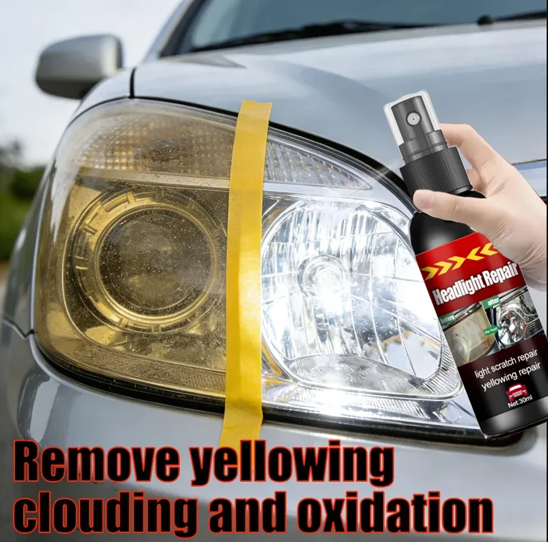 Headlight Yellowing Remover Spray Ceramic Restoration Oxidation Repair Long-Lasting Protection
Headlight Yellowing Remover Spray Ceramic Restoration Oxidation Repair Long-Lasting Protection