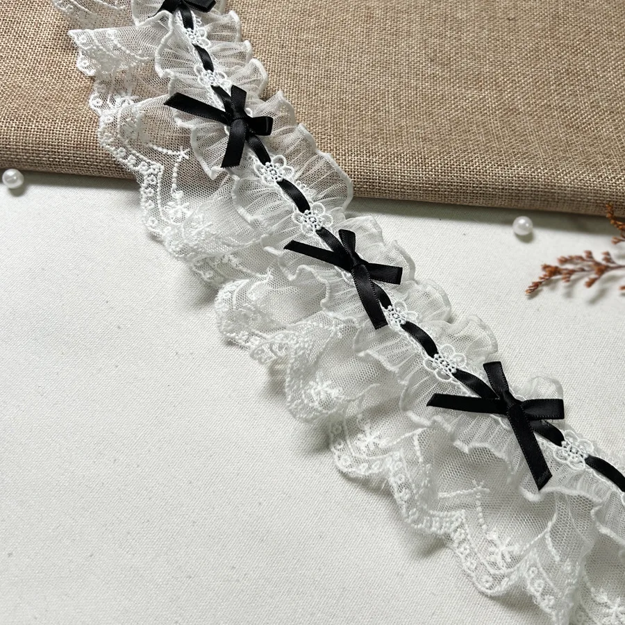 4cm/7cm Lolita Lace accessories bow decorations skirts Lolita doll clothes pleated lace X1184
4cm/7cm Lolita Lace accessories bow decorations skirts Lolita doll clothes pleated lace X1184
