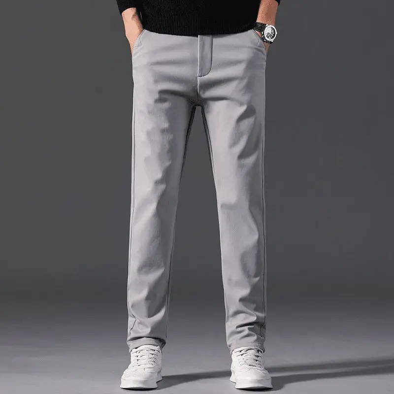 Autumn Popular Cotton Casual Pants Men's 2026 New Loose Korean Popular Clothes for Men Clothes Large Size Business Long Pants
Autumn Popular Cotton Casual Pants Men's 2026 New Loose Korean Popular Clothes for Men Clothes Large Size Business Long Pants