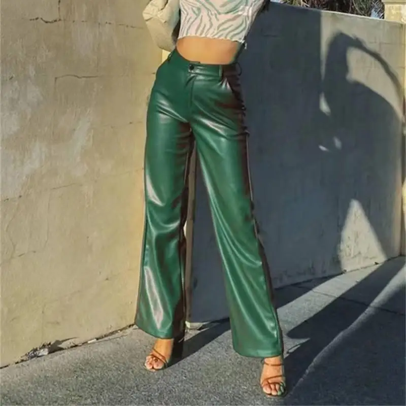 Women's Slim Leather Pants with Pockets Loose Trousers for Ladies Fashionable Ladies' Sweatpants Other 100% Material
Women's Slim Leather Pants with Pockets Loose Trousers for Ladies Fashionable Ladies' Sweatpants Other 100% Material