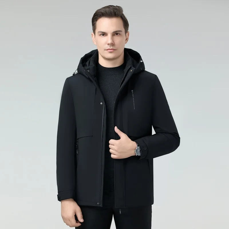 Мужской ор повседневный зимний пуховый комплект с капюшоном Jaet Thiened, брендовый комплект Faion, зимняя верхняя одежда из ткани, мужская одежда
Мужской ор повседневный зимний пуховый комплект с капюшоном Jaet Thiened, брендовый комплект Faion, зимняя верхняя одежда из ткани, мужская одежда