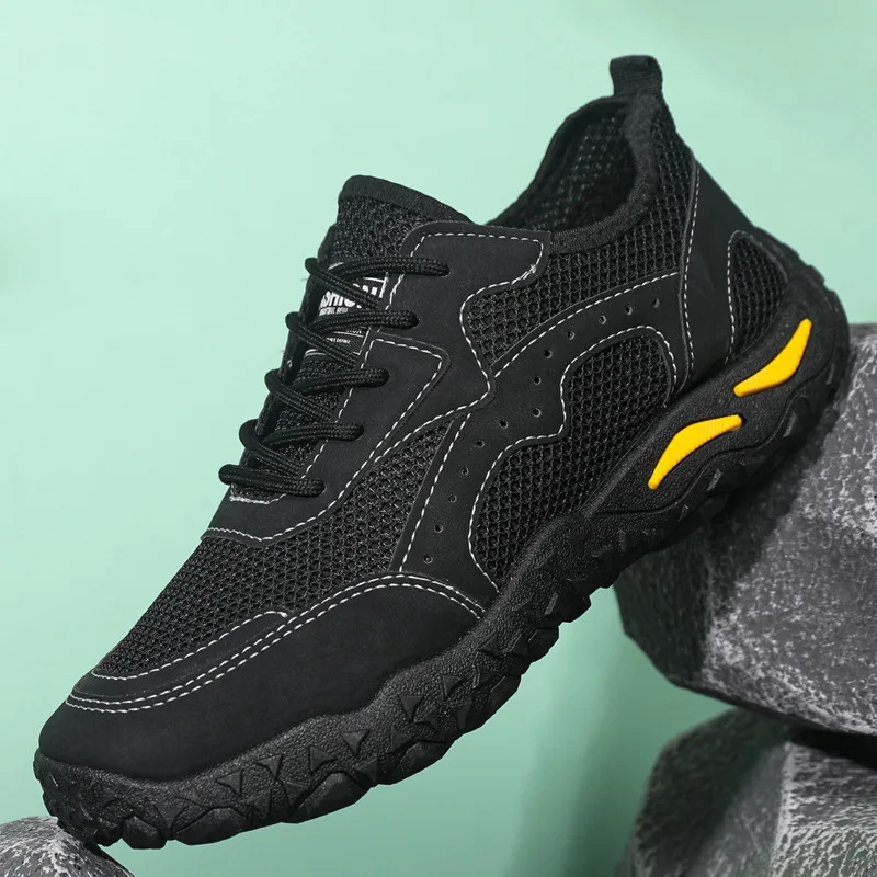 Men's Lightweight Mesh Breathable Casual Shoes Soft Soled Hollow Sports Trendy Footwear Comfortable Slip-On Running Sneakers
Men's Lightweight Mesh Breathable Casual Shoes Soft Soled Hollow Sports Trendy Footwear Comfortable Slip-On Running Sneakers