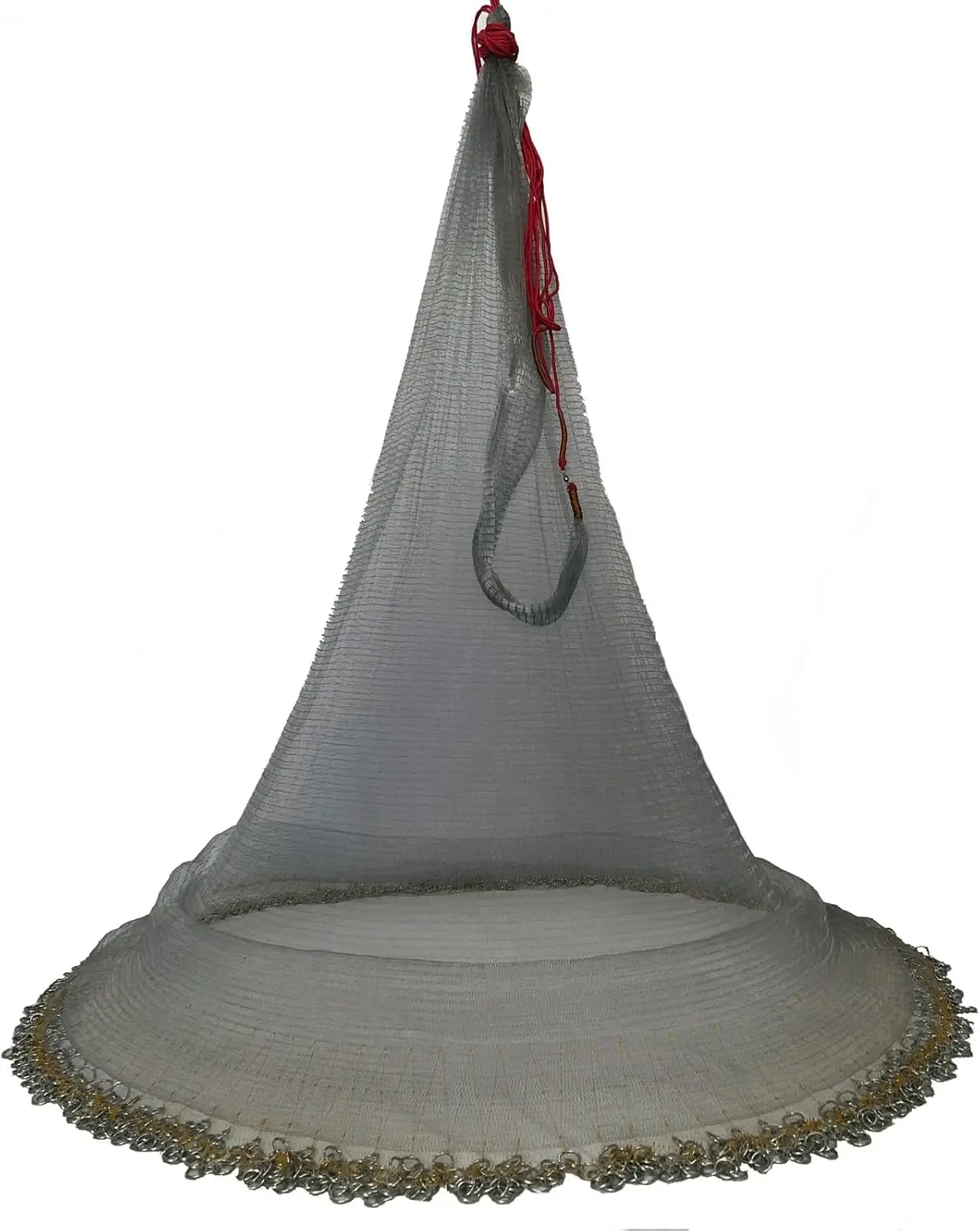 Heavy-Duty Cast Fishing Net with Zinc Sinkers, 6ft/10ft Radius, 3/8inch Mesh for Freshwater and Saltwater
Heavy-Duty Cast Fishing Net with Zinc Sinkers, 6ft/10ft Radius, 3/8inch Mesh for Freshwater and Saltwater