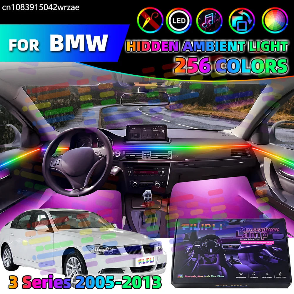 Full Neon Streamer Ambient For BMW E90 E91 E92 E93 Strip Light Kit App Music Control Auto Decorative Lamp Symphony
Full Neon Streamer Ambient For BMW E90 E91 E92 E93 Strip Light Kit App Music Control Auto Decorative Lamp Symphony