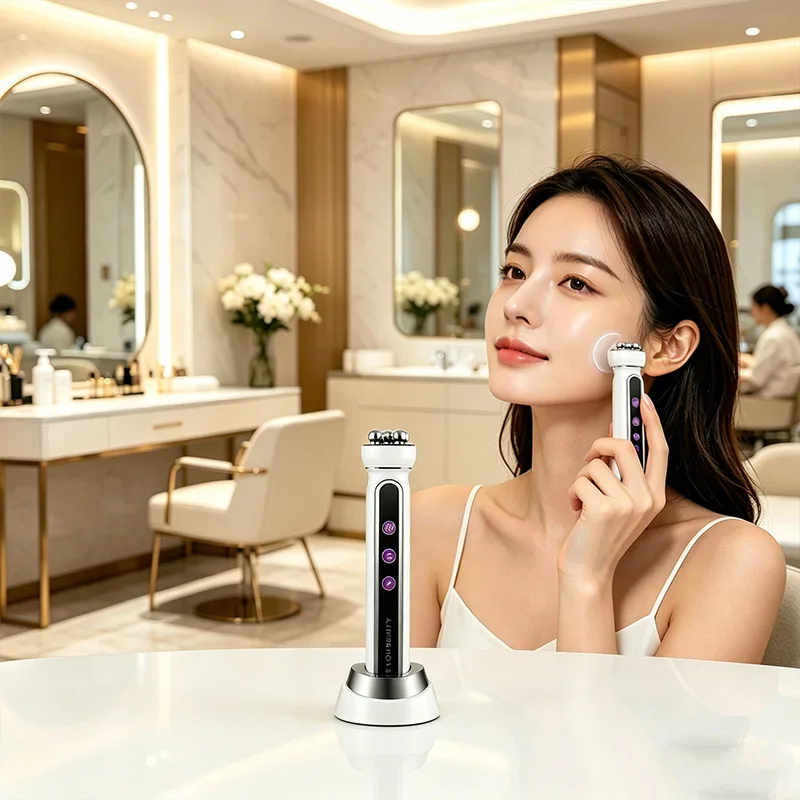 EMS Facial 360° Roller Massager Skin Restores Wrinkles And Removes Tight Skin Facial Lifting Improve Skin Microcirculation
EMS Facial 360° Roller Massager Skin Restores Wrinkles And Removes Tight Skin Facial Lifting Improve Skin Microcirculation