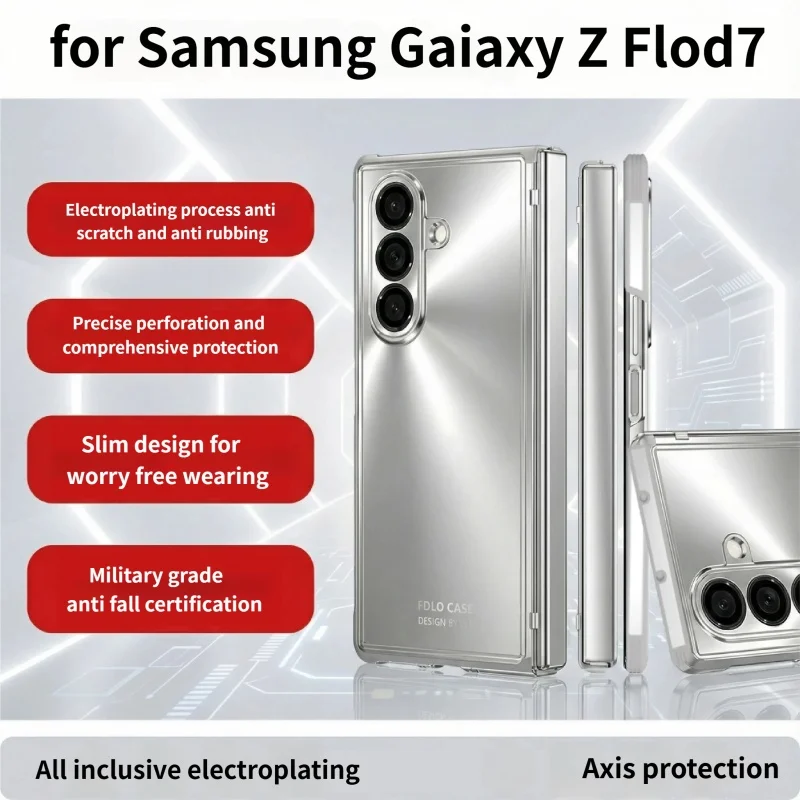 Glass Protective Film Anti-drop Four-corner Airbag Hinged Transparent Case for Samsung Galaxy Z Fold 7 Fold7 Lens Protect Cover
Glass Protective Film Anti-drop Four-corner Airbag Hinged Transparent Case for Samsung Galaxy Z Fold 7 Fold7 Lens Protect Cover