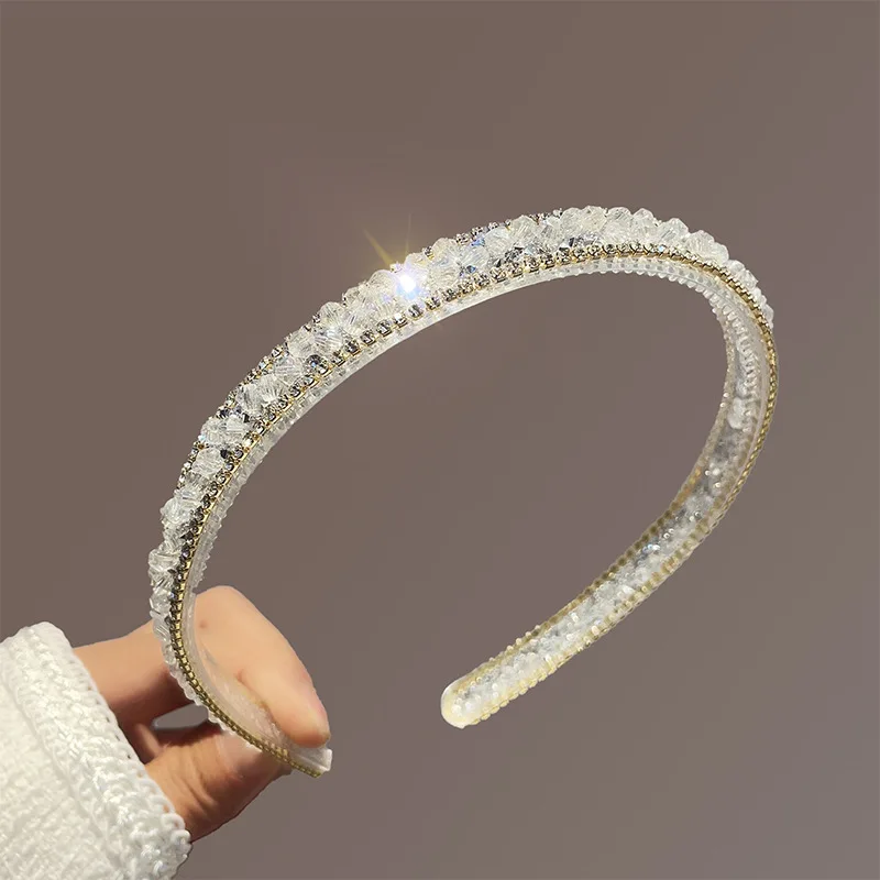 Luxury Rhinestone Headband Sparkling Crystal Hair Hoop Elegant Versatile Styling for Women Formal Occasions Daily Accessories
Luxury Rhinestone Headband Sparkling Crystal Hair Hoop Elegant Versatile Styling for Women Formal Occasions Daily Accessories