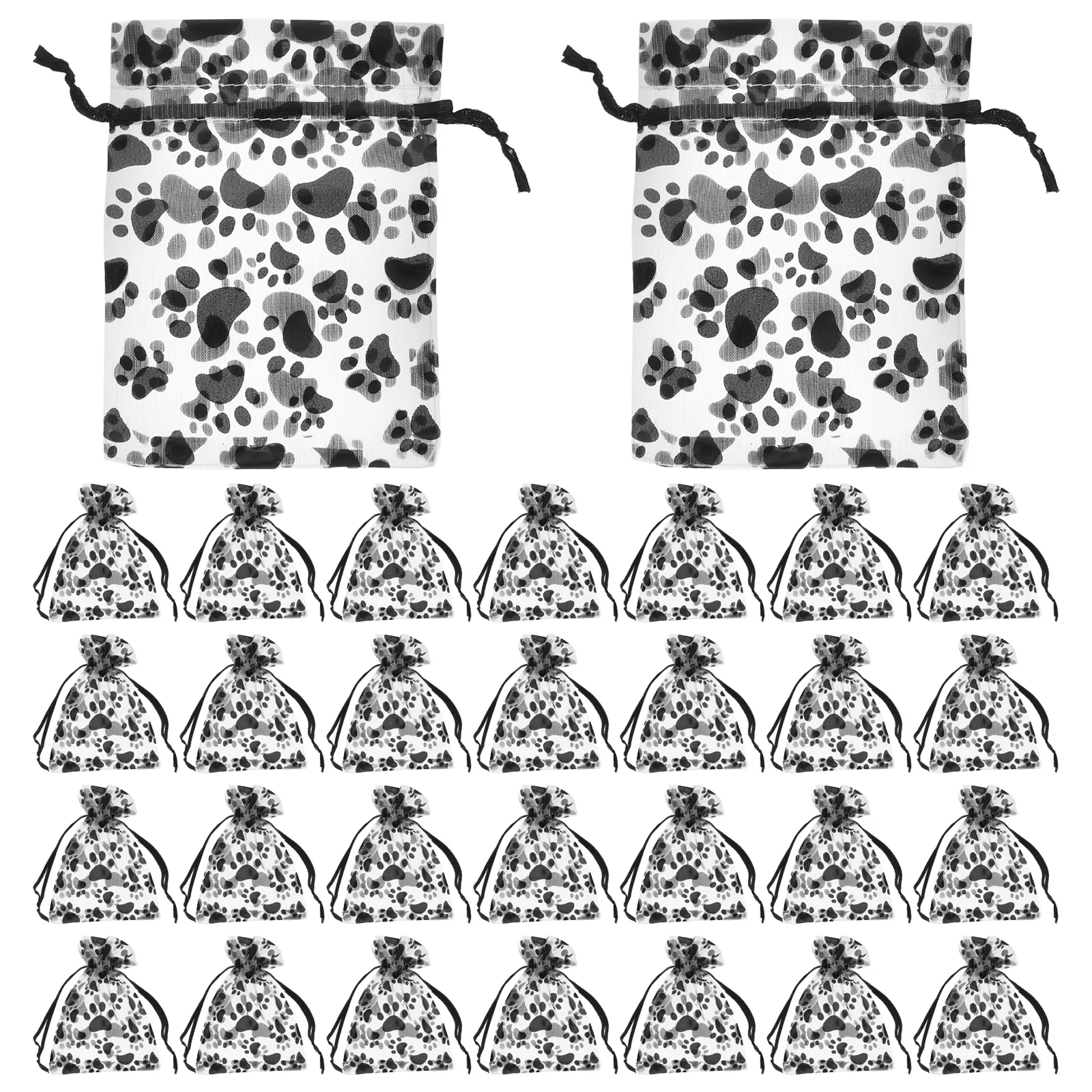 50 Pcs Drawstring Paw Print Gift Bag Dog Treat Bags for Homemade Treats Clear Party Favors Goodie Organza Candy
50 Pcs Drawstring Paw Print Gift Bag Dog Treat Bags for Homemade Treats Clear Party Favors Goodie Organza Candy