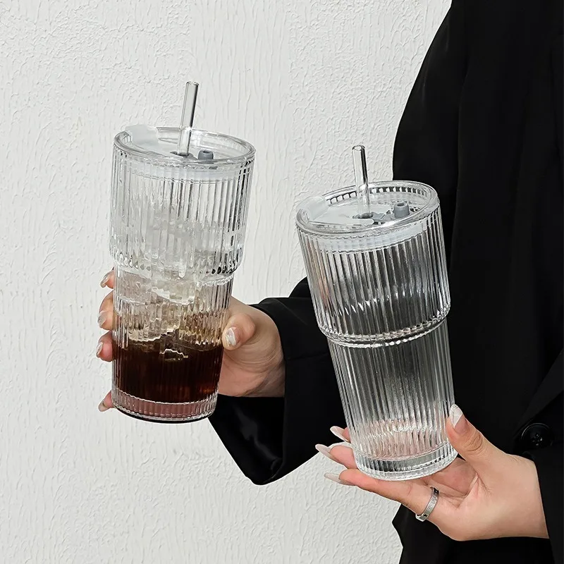 New Latte Coffee Glass with Straw Coffee Glasses Iced Cold Coffee Cups Bubble Tea Cup BLB01
New Latte Coffee Glass with Straw Coffee Glasses Iced Cold Coffee Cups Bubble Tea Cup BLB01