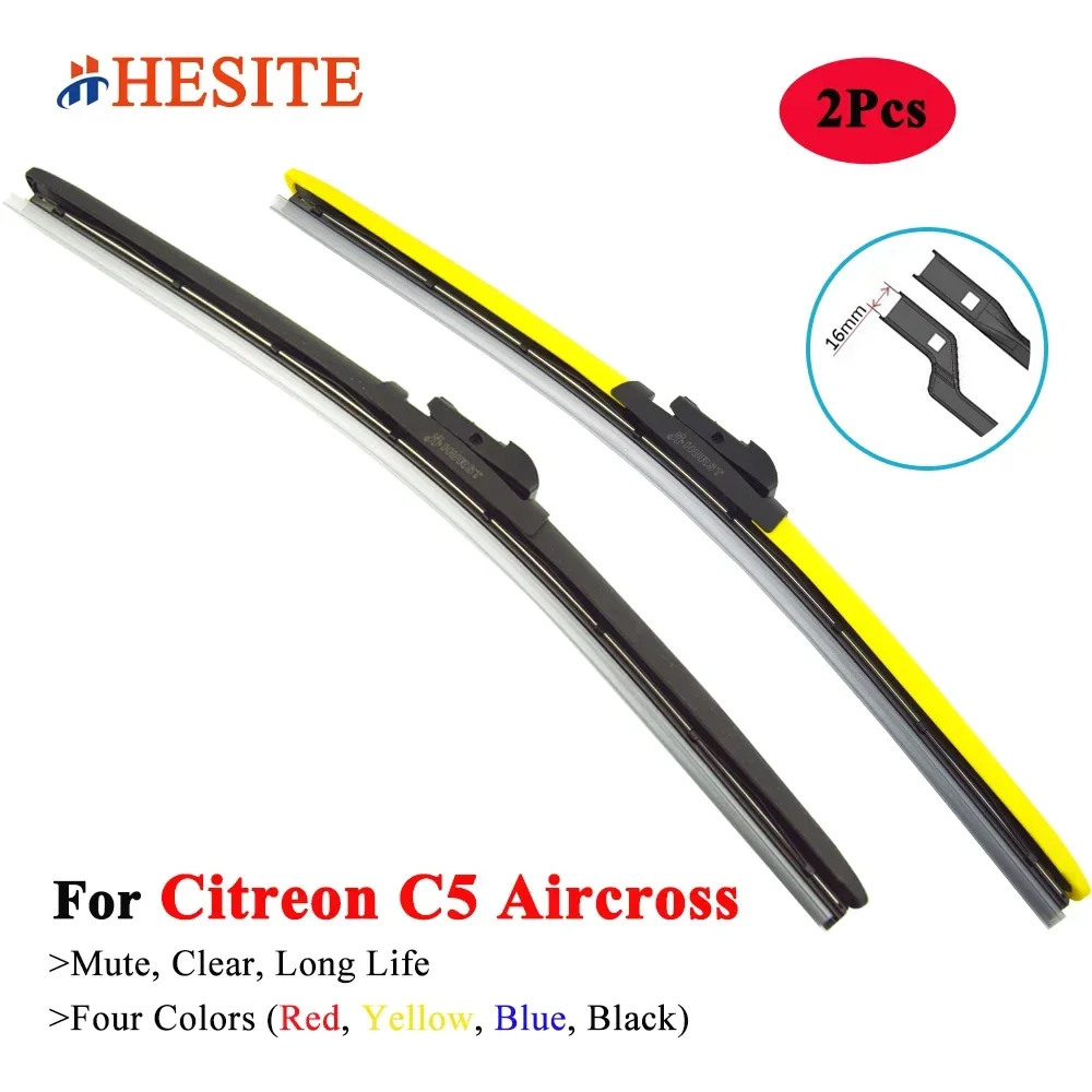 HESITE Colorful Windshield Wiper Blade For Citroen C5 Aircross SUV 2018 2019 2020 2021 2022 Red Blue Yellow Car Window Regualtor
HESITE Colorful Windshield Wiper Blade For Citroen C5 Aircross SUV 2018 2019 2020 2021 2022 Red Blue Yellow Car Window Regualtor