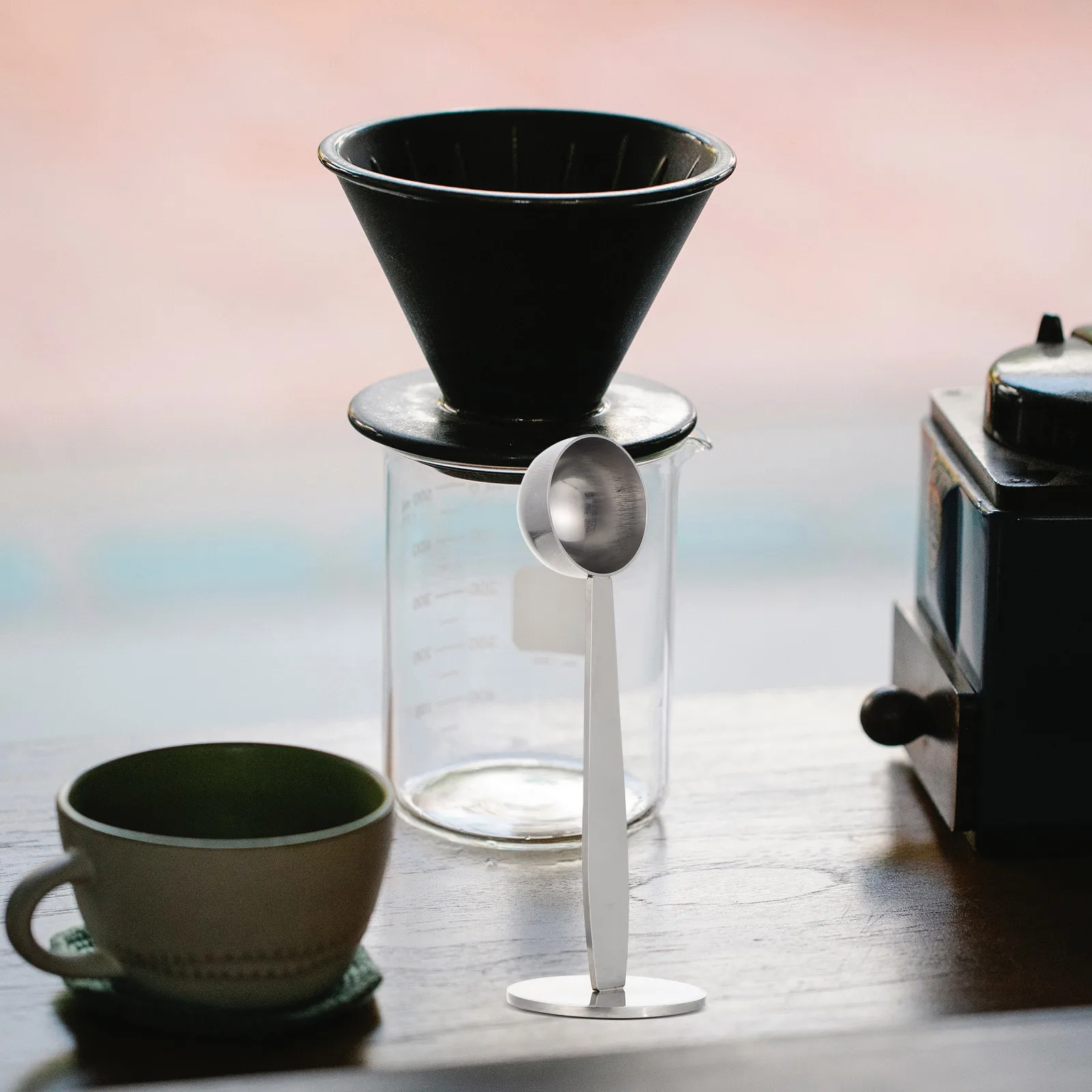 2 in 1 Coffee Spoon Tamper Stainless Steel Espresso Tool Double Headed Measurement Pressing Ground Powder Flat Base Hammer
2 in 1 Coffee Spoon Tamper Stainless Steel Espresso Tool Double Headed Measurement Pressing Ground Powder Flat Base Hammer