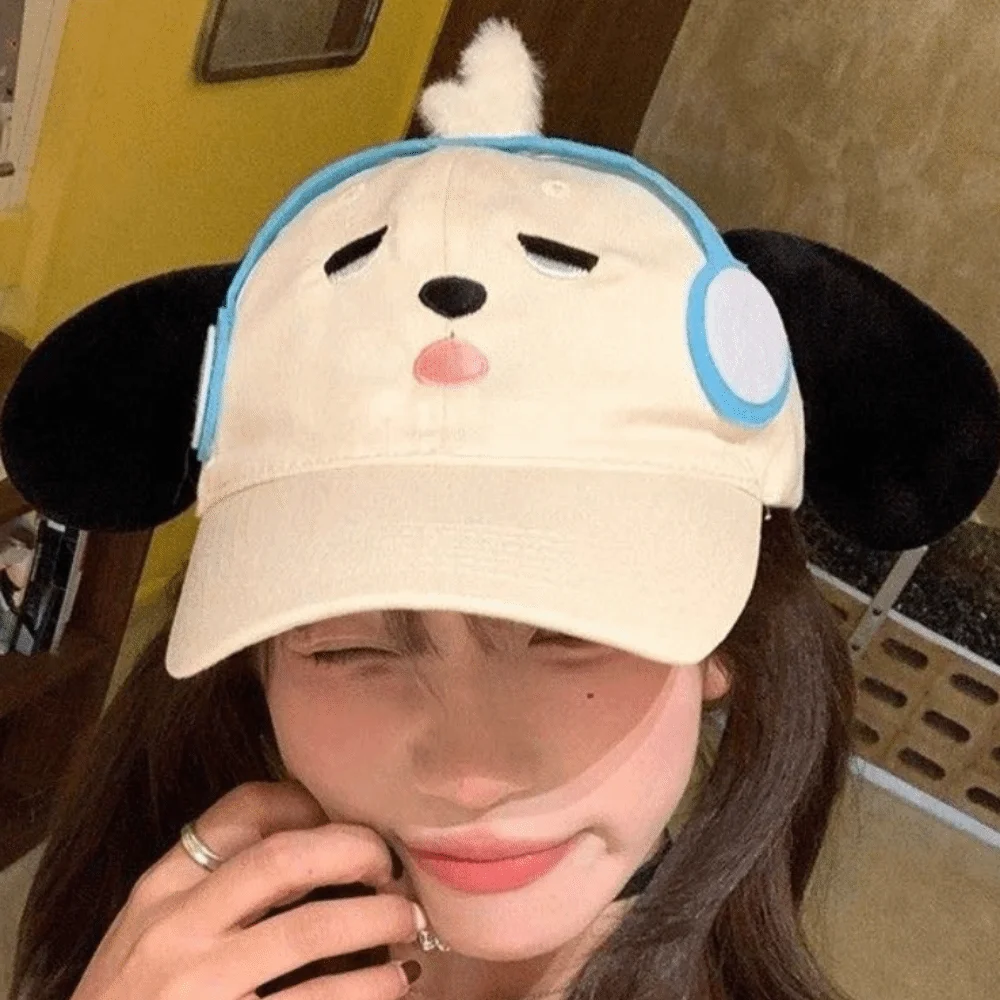 Fashion Breathable Headset Dog Baseball Cap Adjustable Sweet Eyewear Puppy Cap Polyester Embroidery Cartoon Peaked Cap Girls
Fashion Breathable Headset Dog Baseball Cap Adjustable Sweet Eyewear Puppy Cap Polyester Embroidery Cartoon Peaked Cap Girls