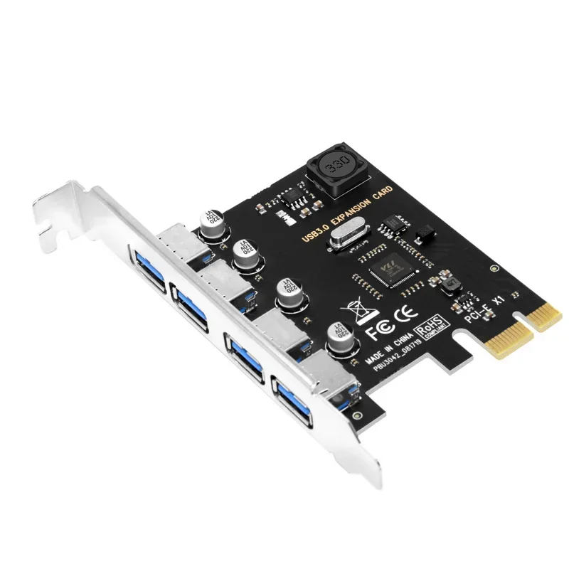 4 Port USB 3.0 PCI-E Expansion Card PCI Express PCIe USB 3.0 HUB Adapter 4-Port USB3.0 Controller USB 3 0 PCI e PCIe Express 1X
4 Port USB 3.0 PCI-E Expansion Card PCI Express PCIe USB 3.0 HUB Adapter 4-Port USB3.0 Controller USB 3 0 PCI e PCIe Express 1X