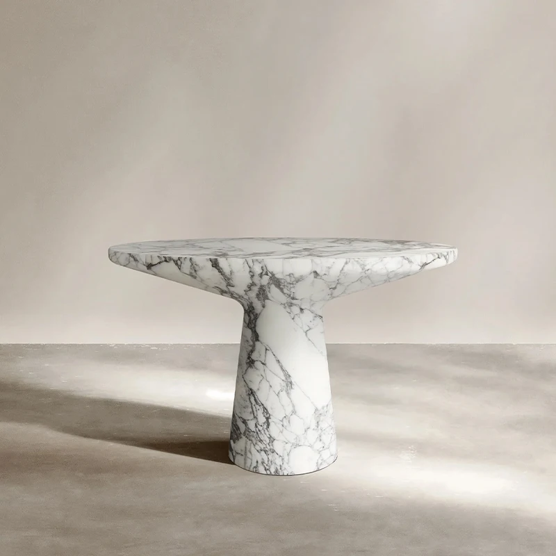 #Luxury Modern Tapered Base Marble Side Table Unique Flared Top Natural Stone Round End Table for Living Room Home Decor
#Luxury Modern Tapered Base Marble Side Table Unique Flared Top Natural Stone Round End Table for Living Room Home Decor