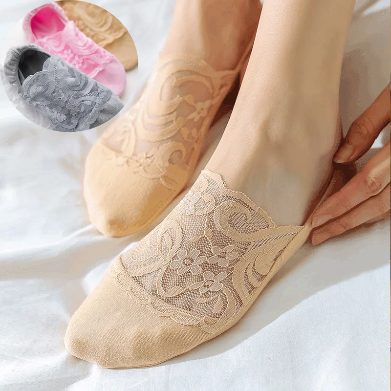 1Pair Women Breathable Lace Mesh Invisible Socks Spring Summer Thin Soft Comfortable Anti Slip Cotton Casual Socks
1Pair Women Breathable Lace Mesh Invisible Socks Spring Summer Thin Soft Comfortable Anti Slip Cotton Casual Socks