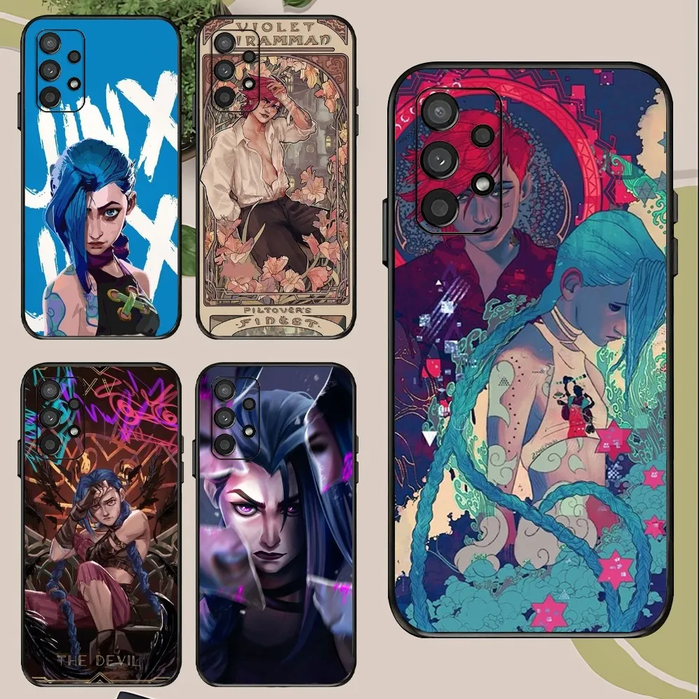 J-jinx A-arcane Phone Case For Samsung Galaxy A52 A12 A51 S21 Edge S22ULTRA S23 S24 Plus Ultra Black Cover
J-jinx A-arcane Phone Case For Samsung Galaxy A52 A12 A51 S21 Edge S22ULTRA S23 S24 Plus Ultra Black Cover