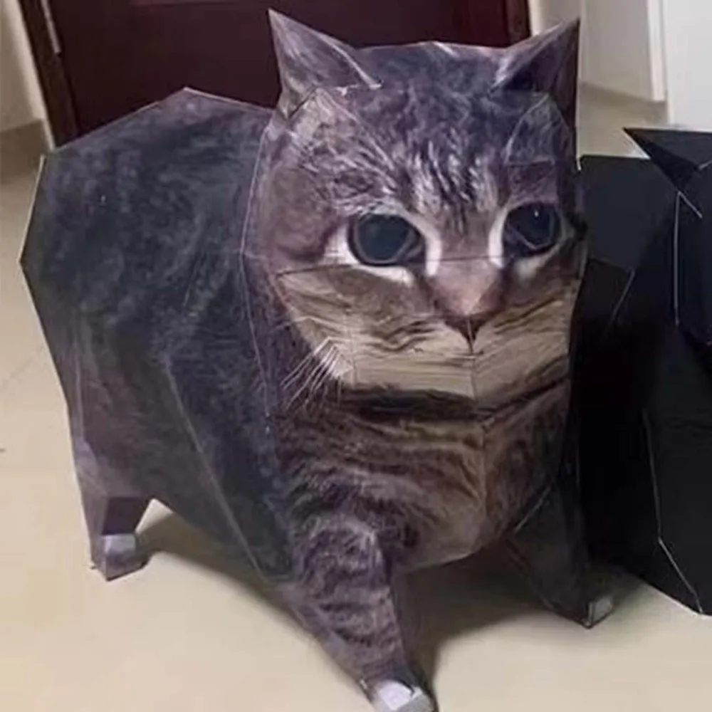 Oiiao Cat Huh Cat Paper Model Rotating Cat Folding By Myself 3D Folding Paper Cat Home Decoration Wondering Kitten
Oiiao Cat Huh Cat Paper Model Rotating Cat Folding By Myself 3D Folding Paper Cat Home Decoration Wondering Kitten