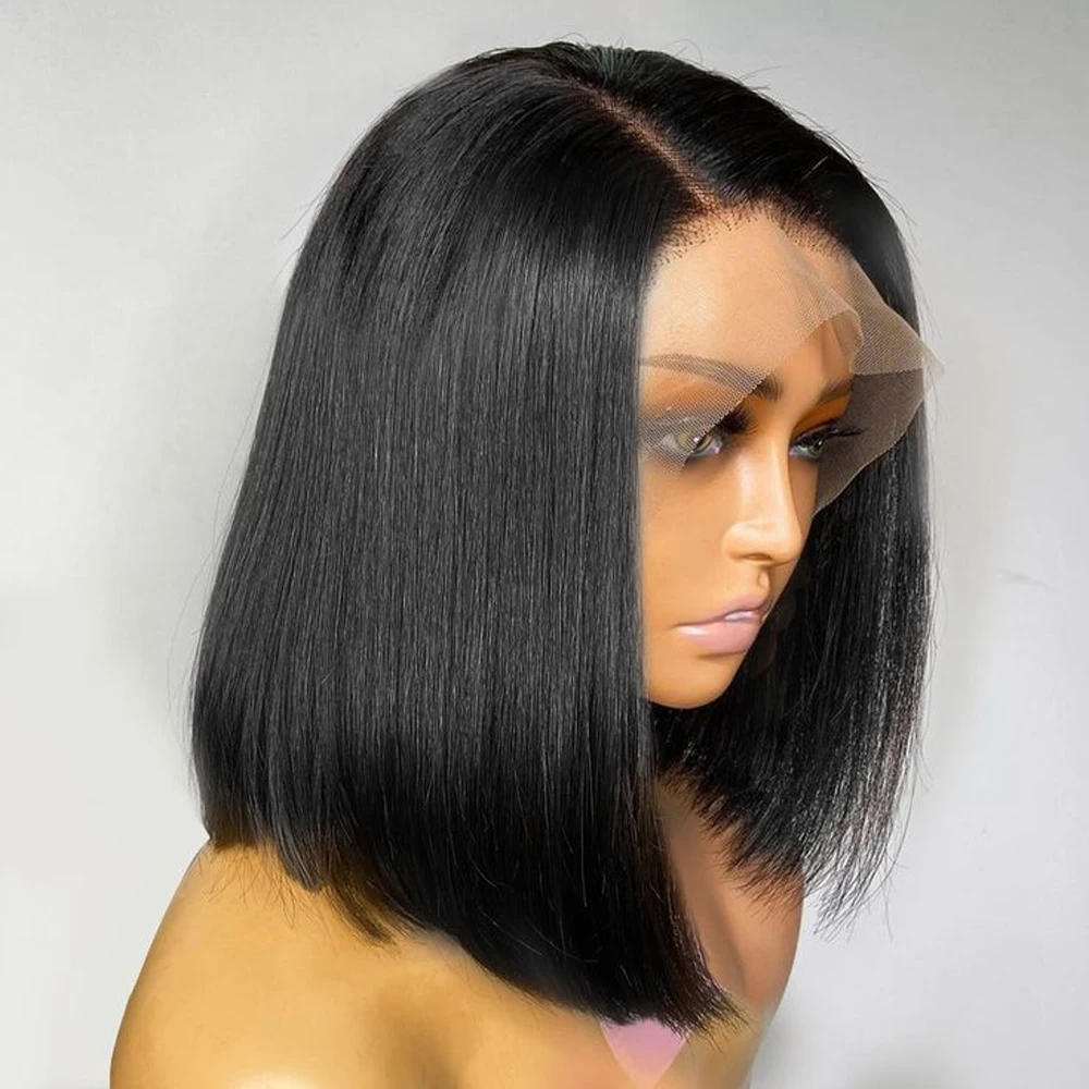 Bob Wig Human Hair 13x4 Lace Front Wigs Human Hair Pre Plucked 200 Density Short Bob Wigs for Black Women
Bob Wig Human Hair 13x4 Lace Front Wigs Human Hair Pre Plucked 200 Density Short Bob Wigs for Black Women