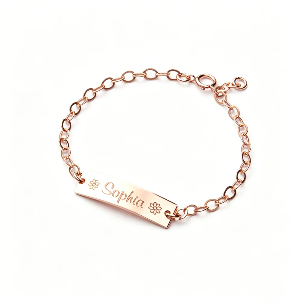 Custom Engraved Baby Bracelets Personalized Date and Name Baby Identification Bracelets—Birthday Gifts for Newborns and Toddlers
Custom Engraved Baby Bracelets Personalized Date and Name Baby Identification Bracelets—Birthday Gifts for Newborns and Toddlers