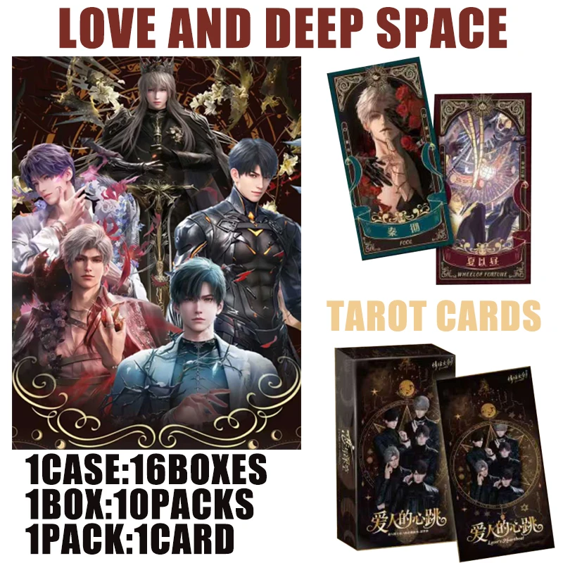 2025 оптовая продажа Love And Deep Space Collection Box Редкие карты Таро Сексуальный мужской Бог Zayne Rafayel Sylus Коллекция аниме на заказ Gi
2025 оптовая продажа Love And Deep Space Collection Box Редкие карты Таро Сексуальный мужской Бог Zayne Rafayel Sylus Коллекция аниме на заказ Gi
