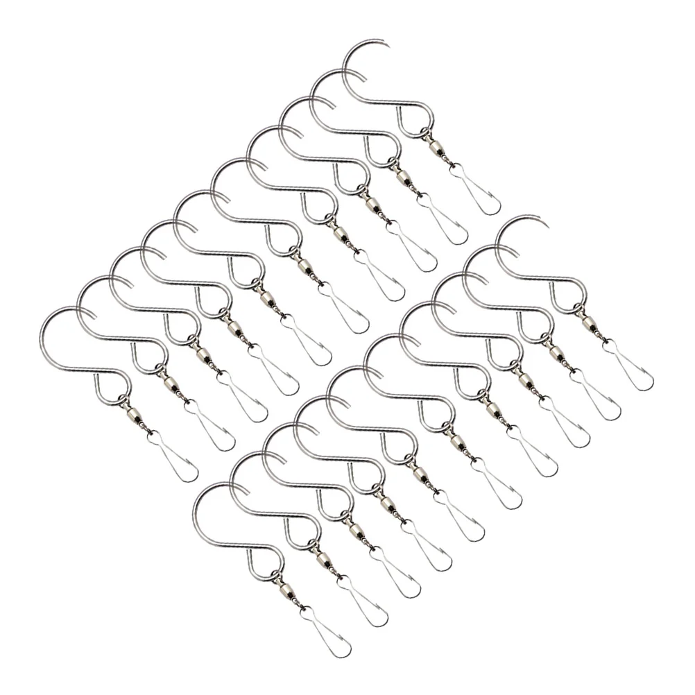 20pcs Rotating Wind Chime Hooks Heavy Duty Swivel Hangers Stainless Steel 360Degree Hanging Accessories Rustproof
20pcs Rotating Wind Chime Hooks Heavy Duty Swivel Hangers Stainless Steel 360Degree Hanging Accessories Rustproof