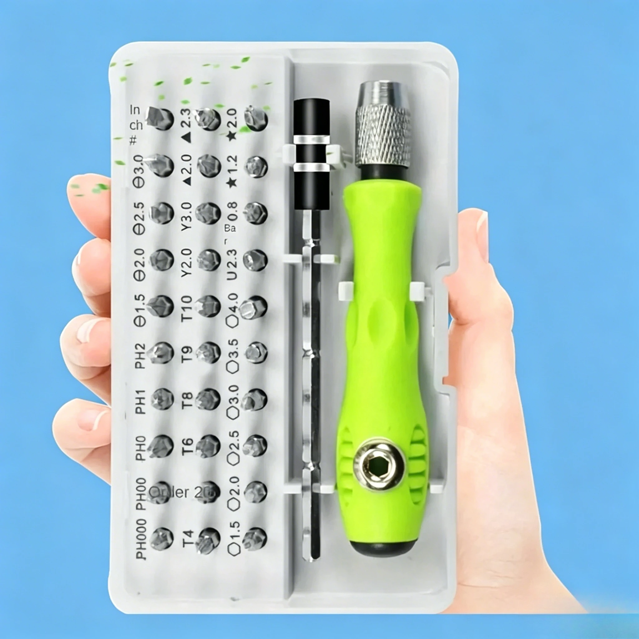 Best-selling 32-in-1 precision screwdriver set with 30 magnetic bits, manual repair tool, suitable for iPhone and watch repairs
Best-selling 32-in-1 precision screwdriver set with 30 magnetic bits, manual repair tool, suitable for iPhone and watch repairs