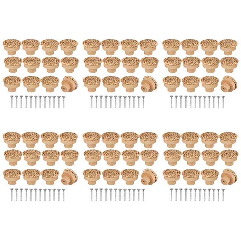 Boho Rattan Dresser Knobs Round Wooden Drawer Knobs Handmade Wicker Woven And Screws For Boho Furniture Knobs 72Pcs
Boho Rattan Dresser Knobs Round Wooden Drawer Knobs Handmade Wicker Woven And Screws For Boho Furniture Knobs 72Pcs