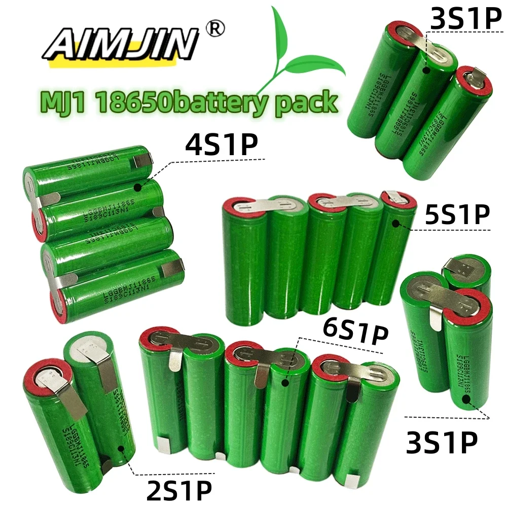 7.4 V-24V 3500mAh MJ1 18650 Lithium-Ion - Custom battery package, welding battery 2S1P 3S1P 4S1P 5S1P 6S1P
7.4 V-24V 3500mAh MJ1 18650 Lithium-Ion - Custom battery package, welding battery 2S1P 3S1P 4S1P 5S1P 6S1P