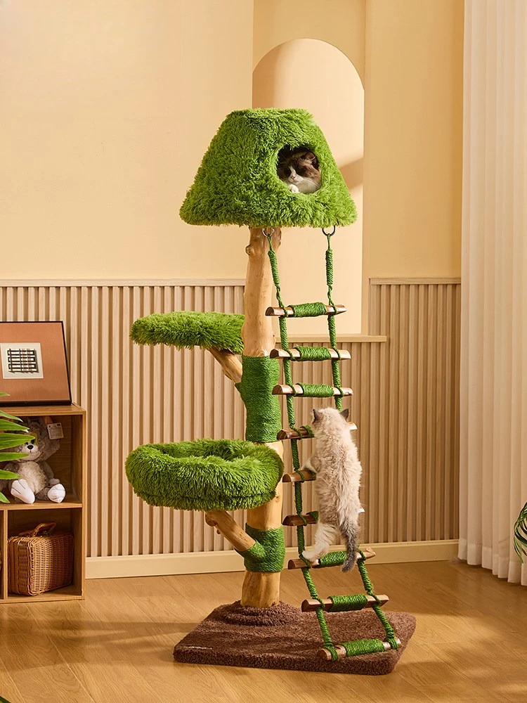 Игровой комплекс Meow Want Tree Cloud Ladder: деревянная лестница-когтеточка, интегрированное большое гнездо-вилла, игрушки
Игровой комплекс Meow Want Tree Cloud Ladder: деревянная лестница-когтеточка, интегрированное большое гнездо-вилла, игрушки