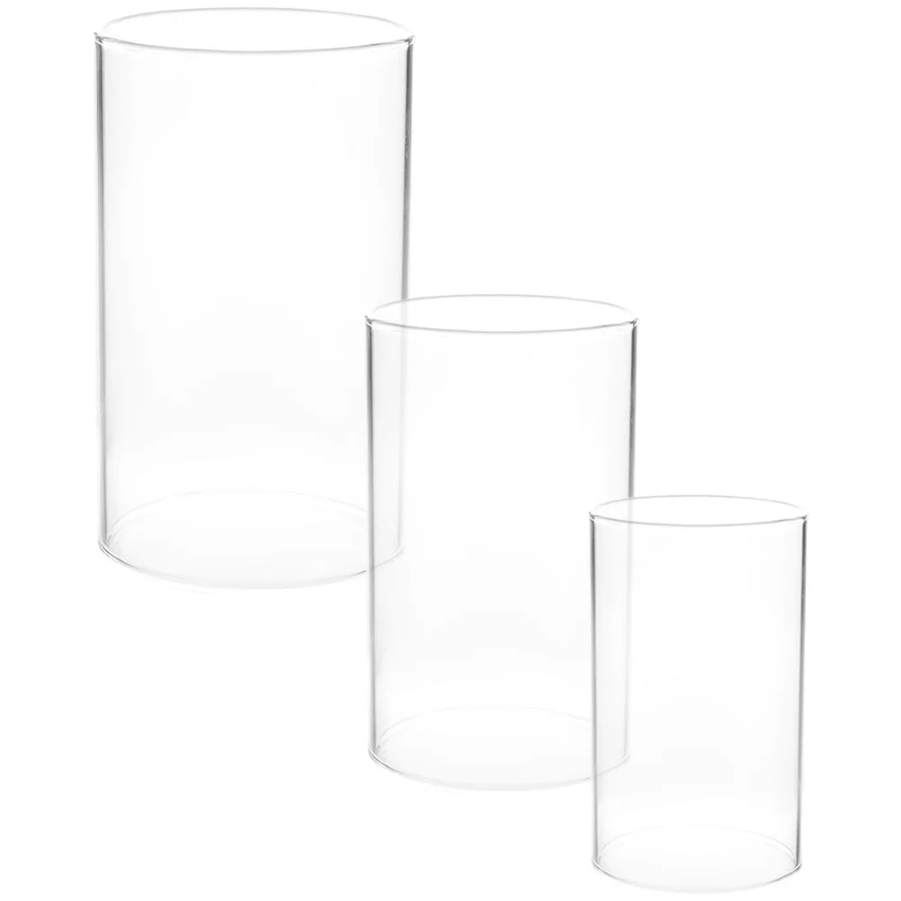 3pcs Clear Glass Shades 8x10cm 8x15cm 8x20cm Cylinder Windproof Transparent Decorative Home Wedding Banquet Lighting
3pcs Clear Glass Shades 8x10cm 8x15cm 8x20cm Cylinder Windproof Transparent Decorative Home Wedding Banquet Lighting