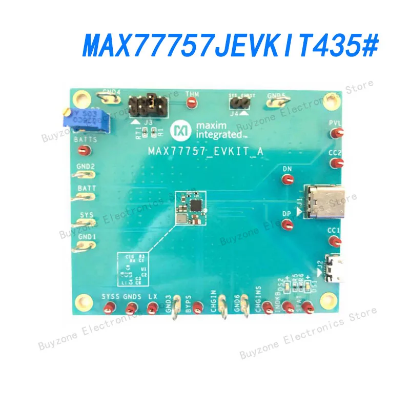 Плата оценки MAX77757JEVKIT435 #, MAX77757, автономное Зарядное устройство USB C
Плата оценки MAX77757JEVKIT435 #, MAX77757, автономное Зарядное устройство USB C