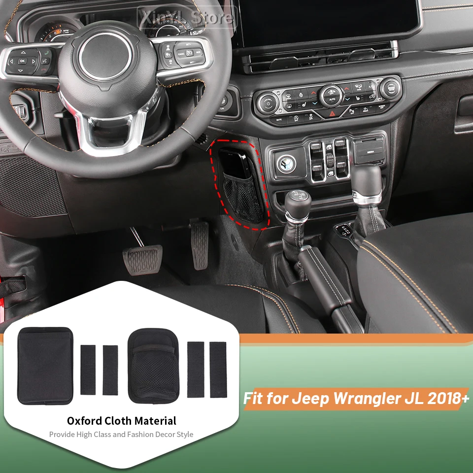 Car Organiser Storage For JEEP JK/JL/JT Bag Adhesive Mesh Pocket Pocket Phone Holder Sundries Nets Interior Accessories Universa
Car Organiser Storage For JEEP JK/JL/JT Bag Adhesive Mesh Pocket Pocket Phone Holder Sundries Nets Interior Accessories Universa