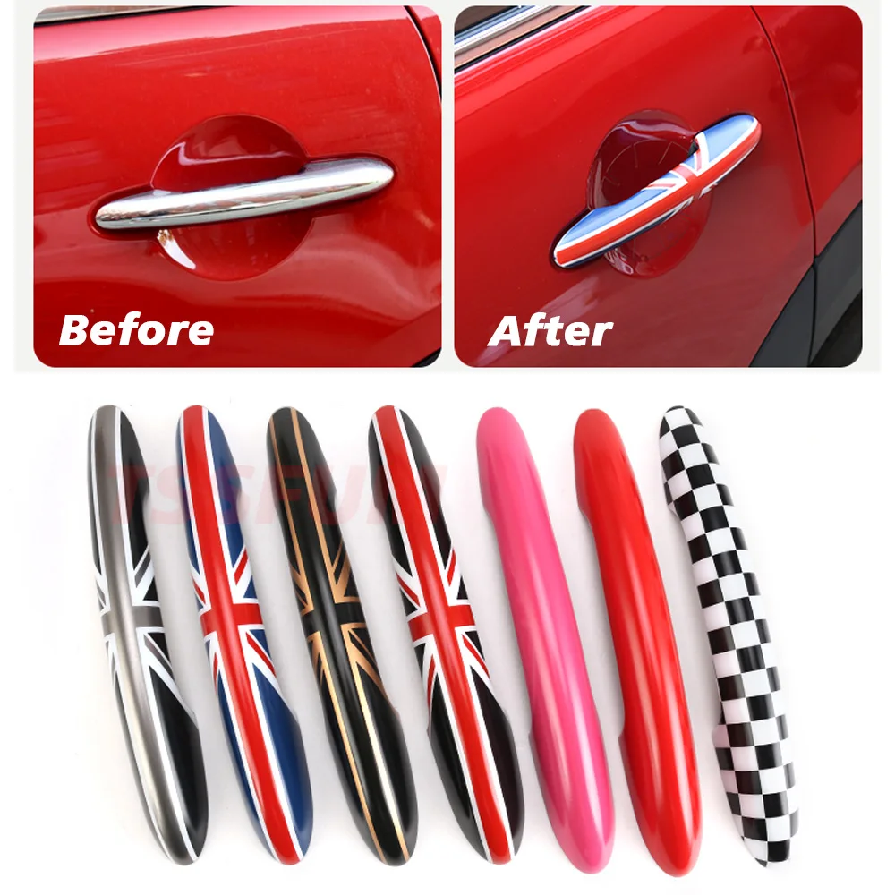 New Night Union Jack Car Door Handle Cover Stickers For MINI Cooper S JCW Clubman F54 F55 F56 F57 Countryman F60 Car Accessories
New Night Union Jack Car Door Handle Cover Stickers For MINI Cooper S JCW Clubman F54 F55 F56 F57 Countryman F60 Car Accessories