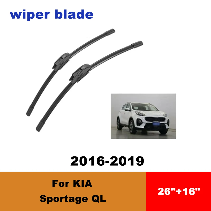 For KIA Sportage QL 2016-2019 car front wiper blades silent wiper blades soft rubber windshield wipers accessories
For KIA Sportage QL 2016-2019 car front wiper blades silent wiper blades soft rubber windshield wipers accessories
