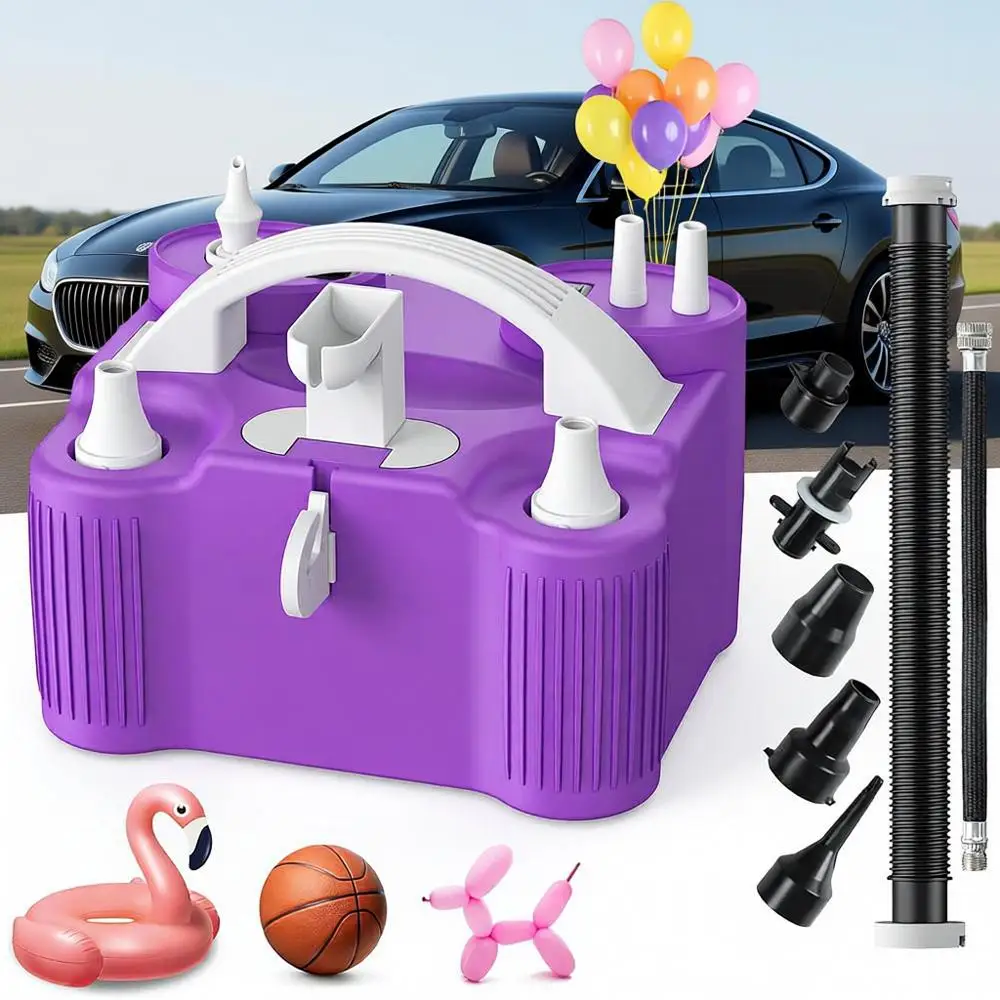 Electric Balloon Pump for All Balloons, Inflatables, and Sports Balls, Triple Heating Ports, 260q Mylar Balloon, Air Beds, Pool
Electric Balloon Pump for All Balloons, Inflatables, and Sports Balls, Triple Heating Ports, 260q Mylar Balloon, Air Beds, Pool