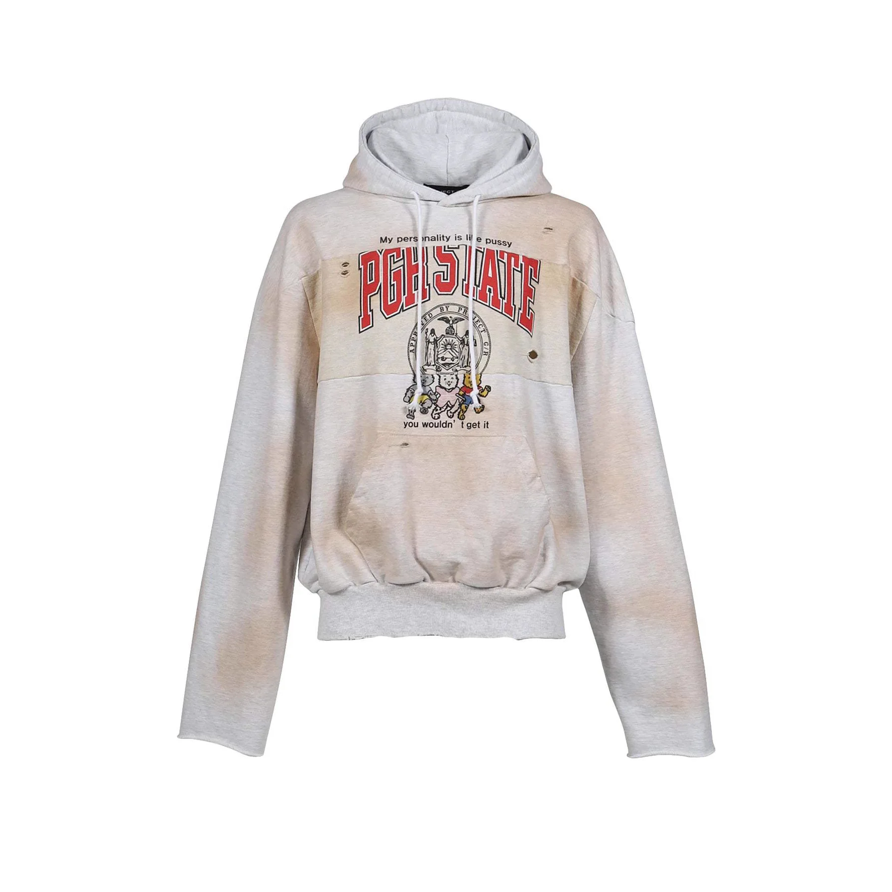 Project G/R Embroidery Flag Hoodie Jacket Men Women Loose Washed Vintage Hole Damaged
Project G/R Embroidery Flag Hoodie Jacket Men Women Loose Washed Vintage Hole Damaged