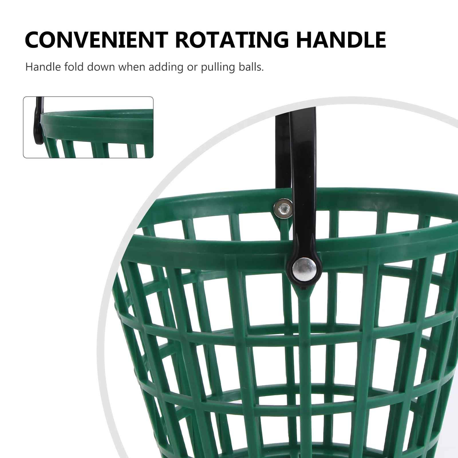Golf Ball Bucket Pickup Basketball Range Accessories Foldable Handle Outdoor Practice Storage Hoop Container Stackable Plastic
Golf Ball Bucket Pickup Basketball Range Accessories Foldable Handle Outdoor Practice Storage Hoop Container Stackable Plastic