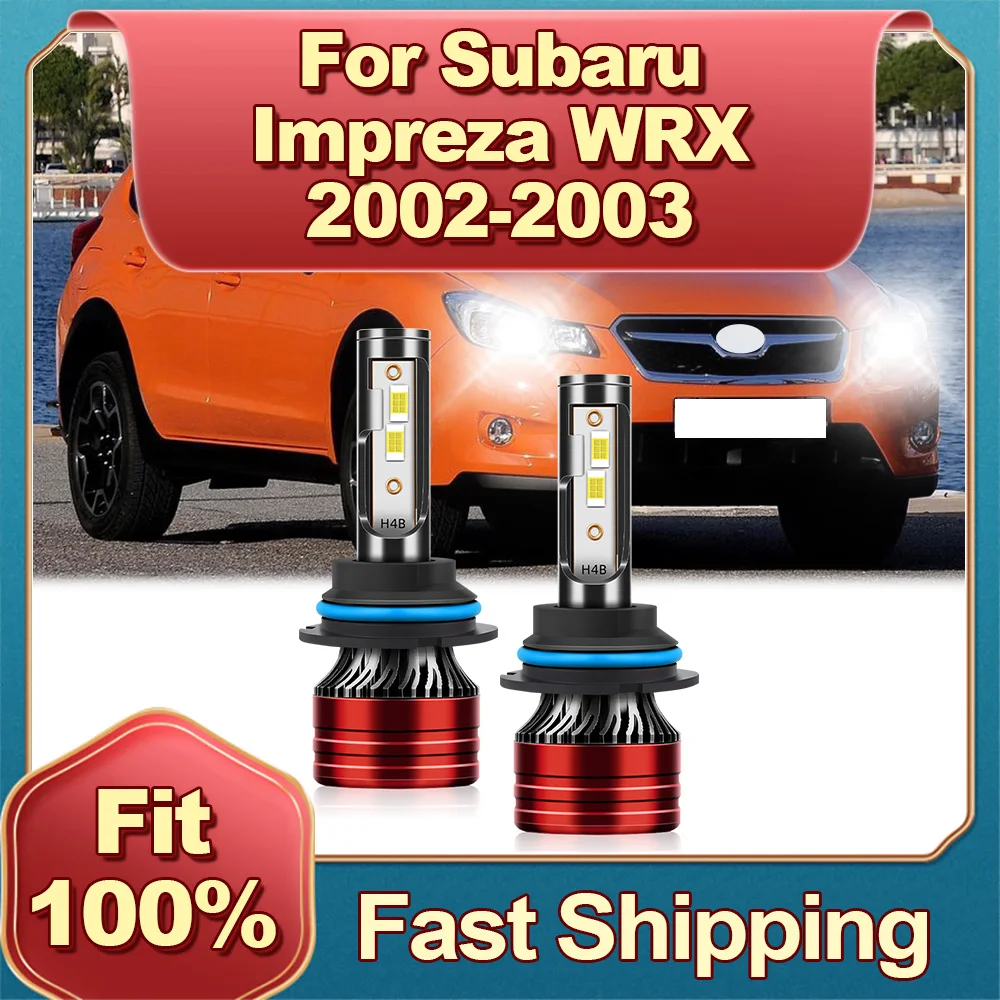 LED Car Headlight 9007 6000K Auto Lamp Bulb With Two-sided CSP Chip Fast Speed Cooling Fan For Subaru Impreza WRX 2002-2003
LED Car Headlight 9007 6000K Auto Lamp Bulb With Two-sided CSP Chip Fast Speed Cooling Fan For Subaru Impreza WRX 2002-2003