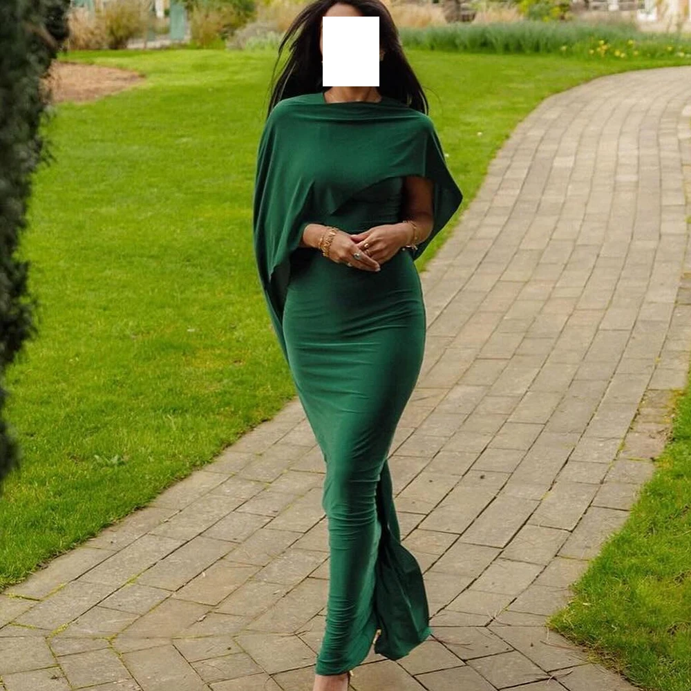 Customized Modern Off the Shoulder Jersey Evening Dresses Fashion Crew Neck Short Sleeves Straight Ankle Length Homecoming Dress
Customized Modern Off the Shoulder Jersey Evening Dresses Fashion Crew Neck Short Sleeves Straight Ankle Length Homecoming Dress