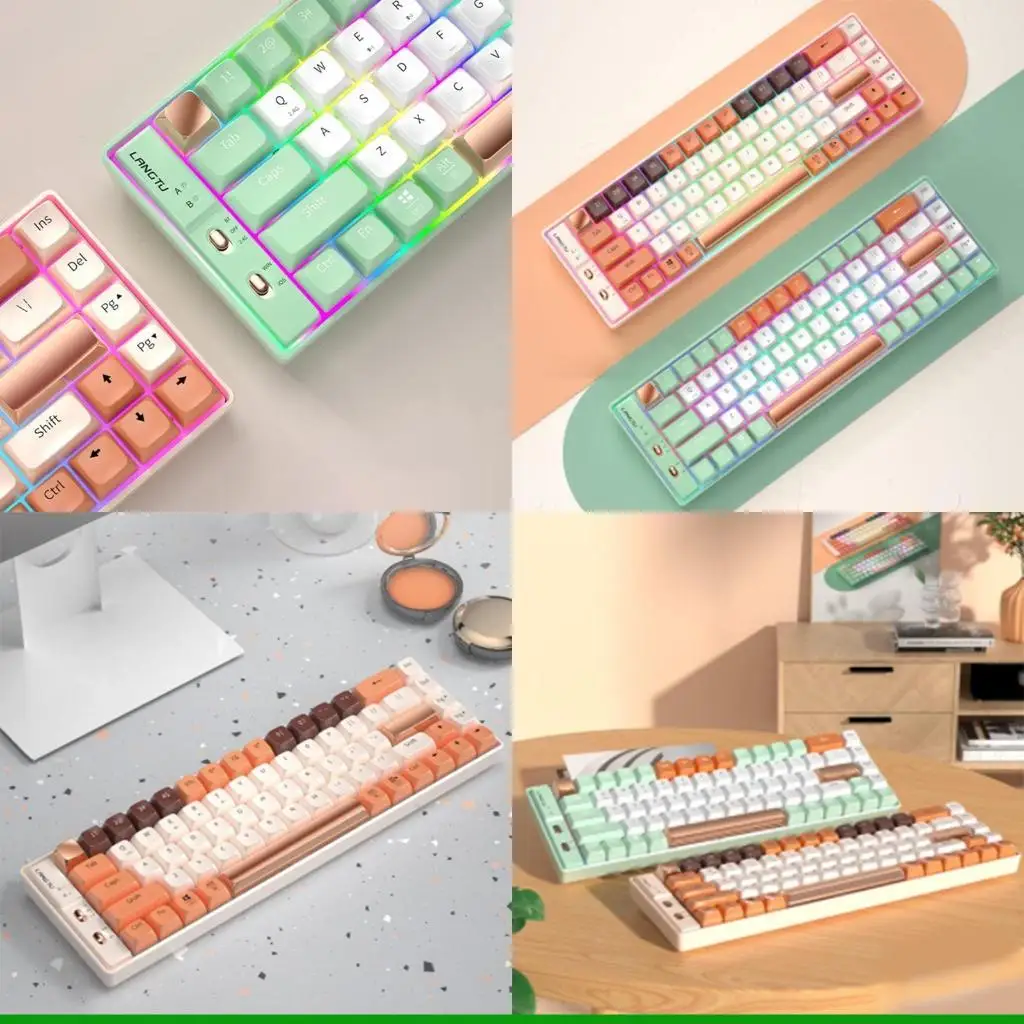 U55C 60% Portable Wireless Mechanical Keyboard Bluetooth-compatible MX RGB Backlight
U55C 60% Portable Wireless Mechanical Keyboard Bluetooth-compatible MX RGB Backlight