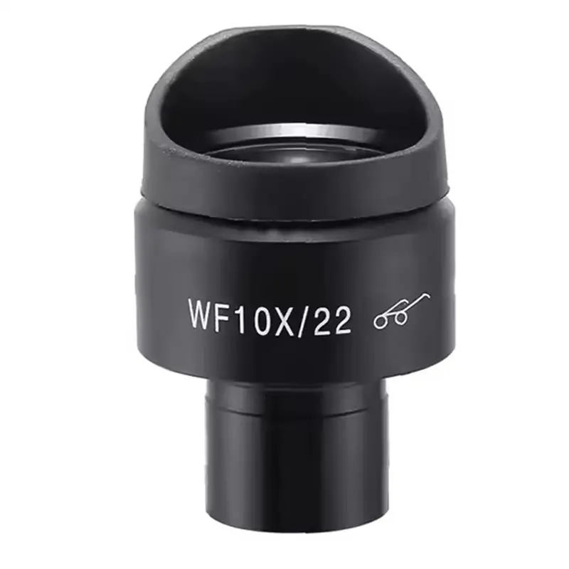 WF10X Wide Angle Eyepiece High Eye Point Adjustable Diopter Field Of View 22MM Interface Size 23.2Mm
WF10X Wide Angle Eyepiece High Eye Point Adjustable Diopter Field Of View 22MM Interface Size 23.2Mm