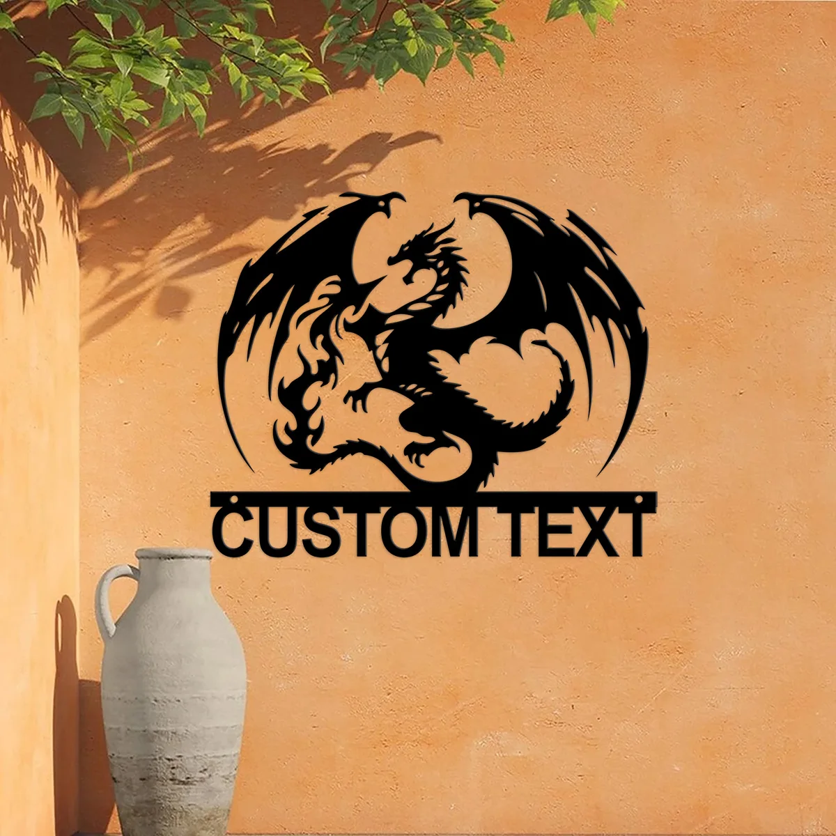 Custom Dragon Metal Wall Art Dragon Metal Sign, Dragon Lover Gift, Room Decor, Gift for Him, Mythologic Decor
Custom Dragon Metal Wall Art Dragon Metal Sign, Dragon Lover Gift, Room Decor, Gift for Him, Mythologic Decor
