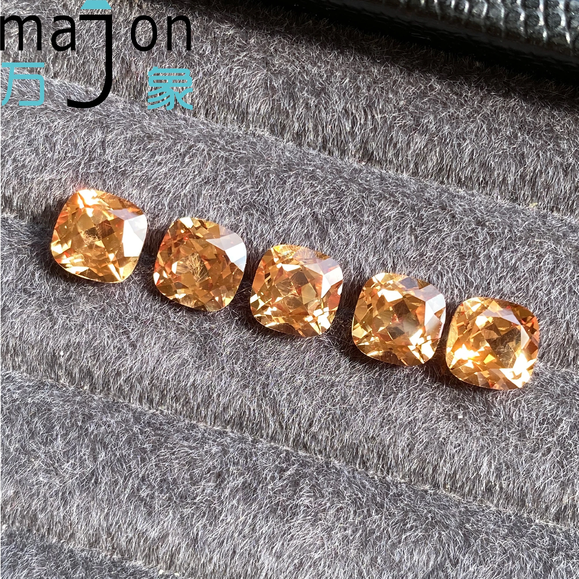Sunset Orange Lab Grown Sapphire Asscher Cut Charms 2.03ct AGL Certified DIY Jewelry Making Gemstones
Sunset Orange Lab Grown Sapphire Asscher Cut Charms 2.03ct AGL Certified DIY Jewelry Making Gemstones