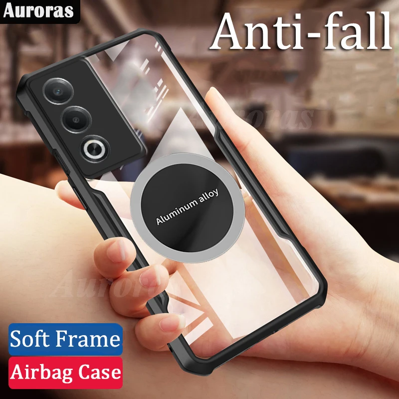 Auroras For OPPO A3 Pro 5GCase Car Magnetic Heat Dissipation Airbag Shockproof Shell For OPPO A79 5G A60 4G Back Cover
Auroras For OPPO A3 Pro 5GCase Car Magnetic Heat Dissipation Airbag Shockproof Shell For OPPO A79 5G A60 4G Back Cover