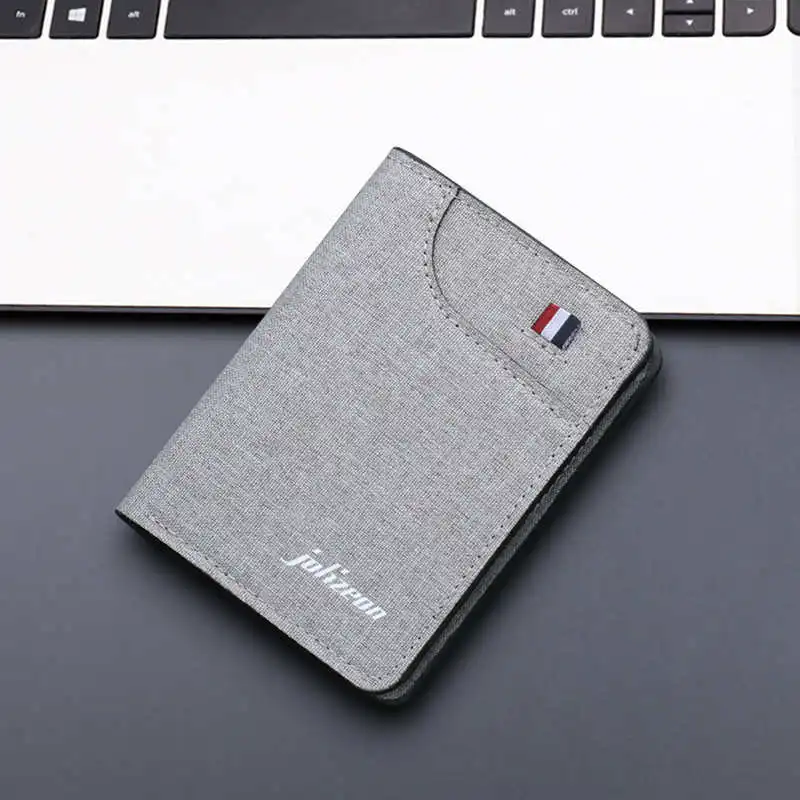 Minimalist Canvas Wallet Short Vertical Men's Wallet Leatherette Slim Japanese Denim Fabric Bifold Functional Bag for Men And...
Minimalist Canvas Wallet Short Vertical Men's Wallet Leatherette Slim Japanese Denim Fabric Bifold Functional Bag for Men And...