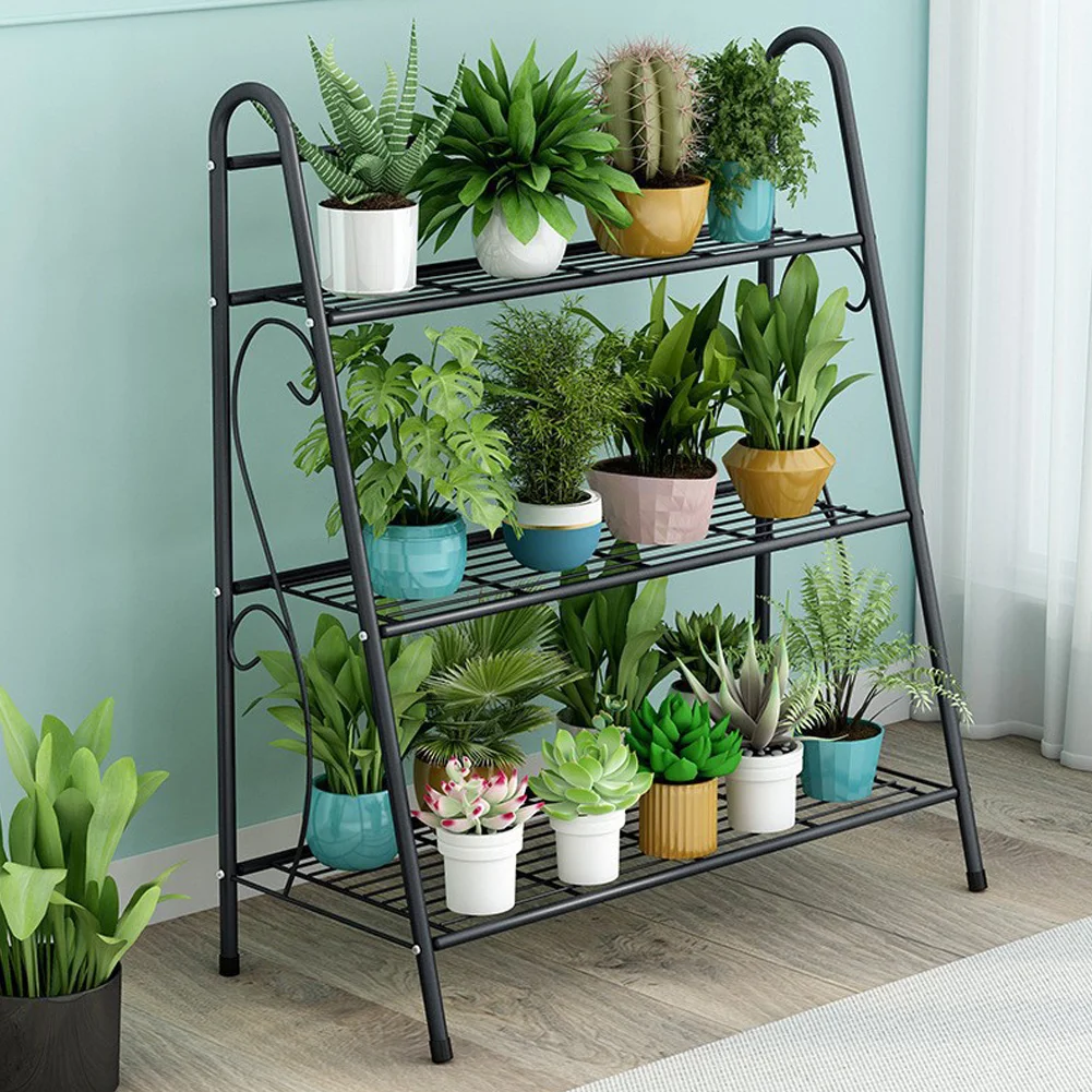 Plant Stands, 3-Storey Plant Rack Indoor Outdoor Corner Exhibition Rack Flower Holder, Metal Flower Racks for Multiple Plants
Plant Stands, 3-Storey Plant Rack Indoor Outdoor Corner Exhibition Rack Flower Holder, Metal Flower Racks for Multiple Plants