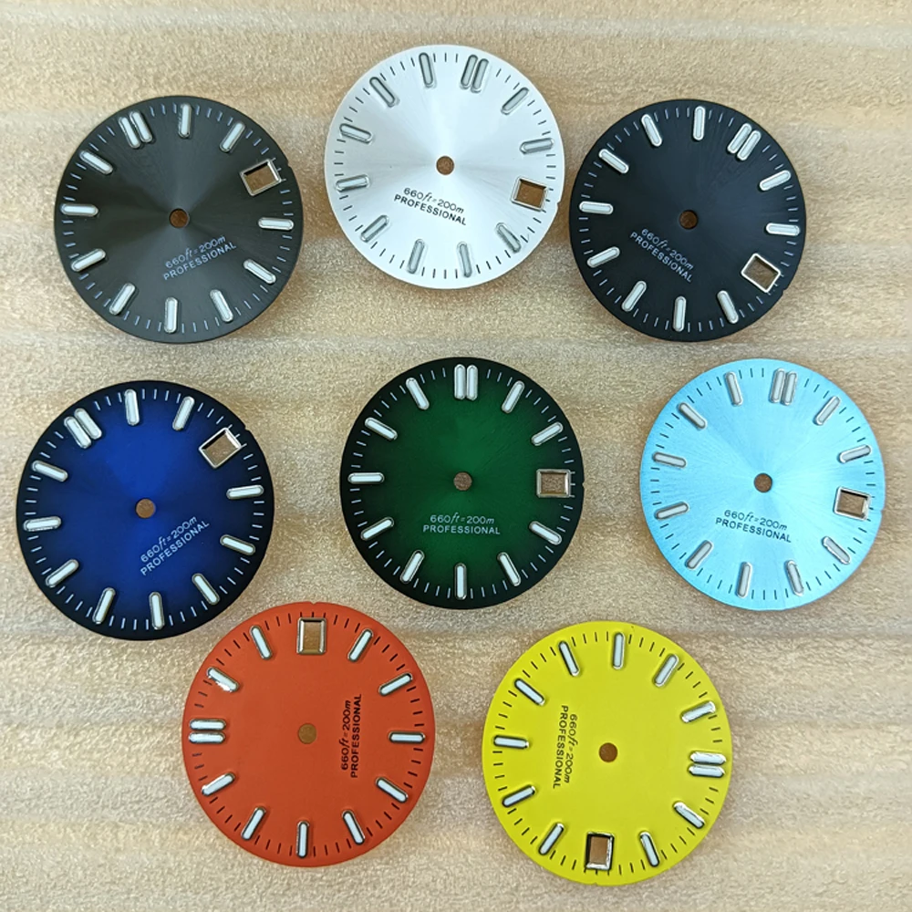 NH35 NH36 S Logo Dial Case Sun Pattern Single Calendar Blue Luminous Small Scale Watch Parts Modified Accessories 28.5mm
NH35 NH36 S Logo Dial Case Sun Pattern Single Calendar Blue Luminous Small Scale Watch Parts Modified Accessories 28.5mm